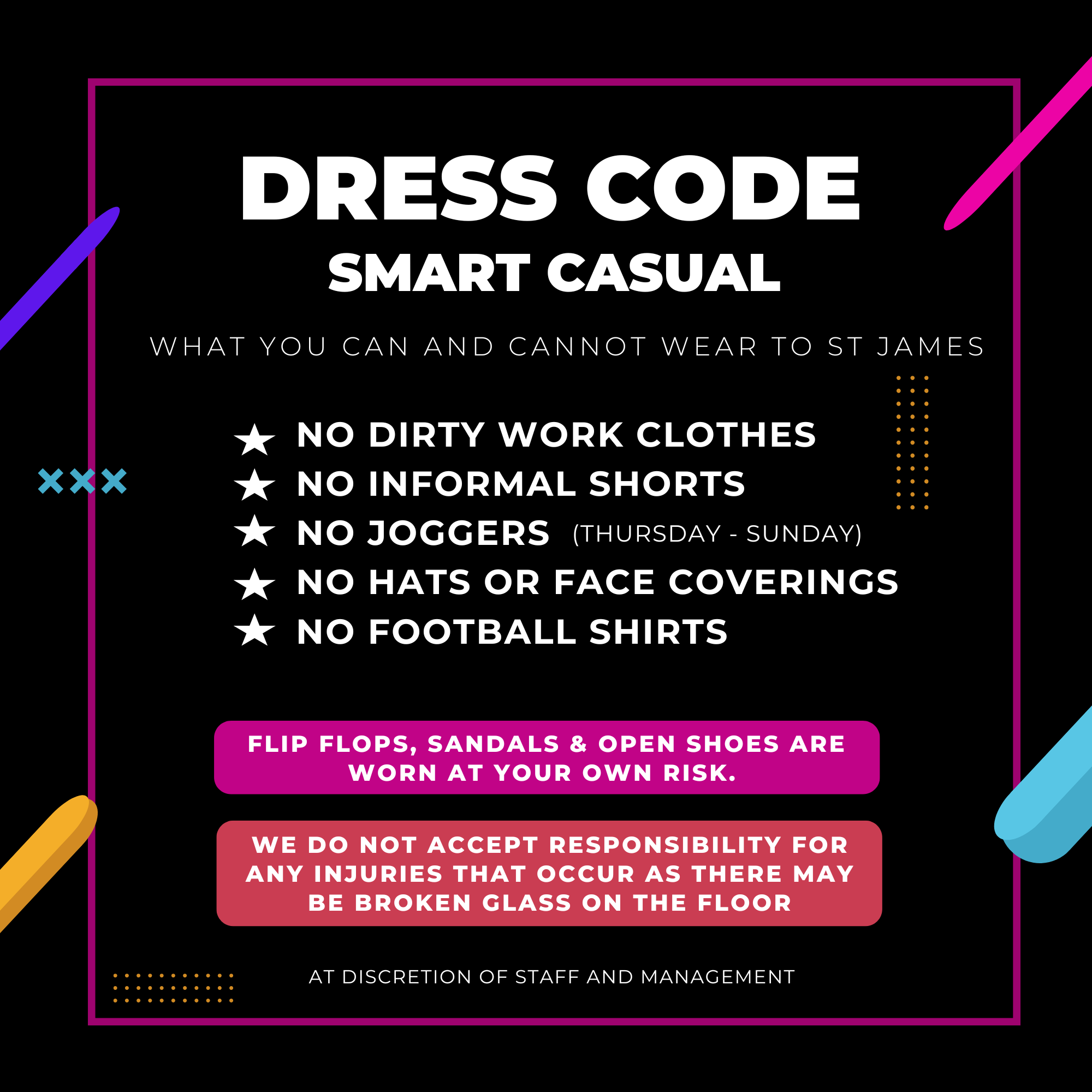 Dress Code Poster